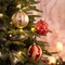 Large Christmas Ball Ornaments, 9ct 3.94 Inches Red and Gold Shatterproof Christmas Tree Decorations Set, Luxury Hanging Ornaments for Xmas Trees Bulk Holiday Decor